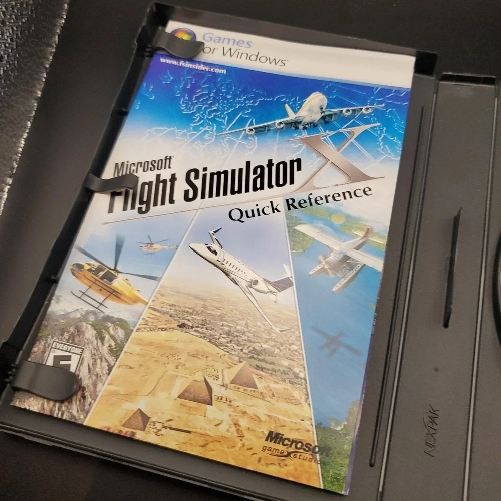 Microsoft Flight Simulator X (PC/DVD/2006) w/Product Key And Both Discs